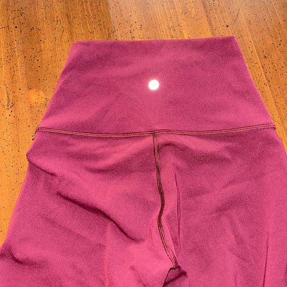 Lululemon align leggings burgundy - Picture 3 of 10